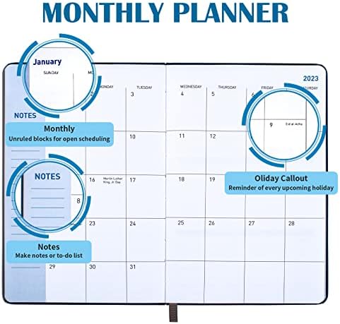 Кожен дневник на 2023-2024 години на Седмични и месечни Календар за 18 месеца, Учебен дневник за 2024 година