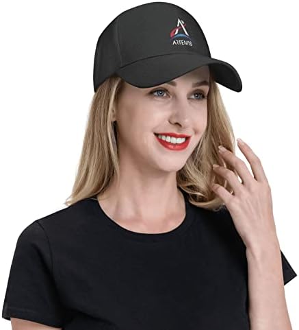 Бейзболна шапка с Логото на програмата на НАСА Artemis за Мъже И Жени, Регулируем Шапка за Татко, Капачката на